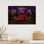 Creepy Mansion Treppe Poster (Küche)
