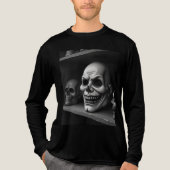 Creepy Mask Design der 30er Jahre Tri-Blend Shirt (Vorderseite)