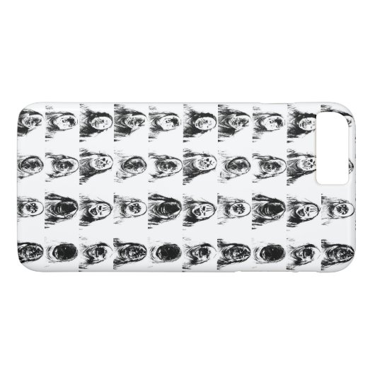 Creepy Masks Case-Mate iPhone Hülle (Rückseite (Horizontal))