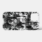 Creepy Masks Case-Mate iPhone Hülle (Rückseite (Horizontal))