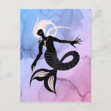 Creepy Mermaid Dark Fantasy Monster Goth