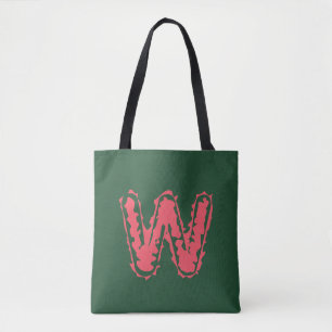 Creepy Monogram Clashpink auf Green Tasche