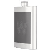 Creepy Monogram Gray on Gray Flachmann (Links)