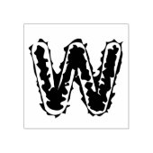 Creepy Monogram Gummistempel (Prägung)