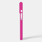 Creepy Monogram White on Pink Case-Mate iPhone Hülle (Rückseite / Links)