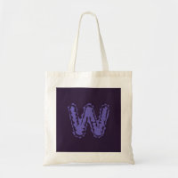 Creepy Monogramm Lila auf Lila