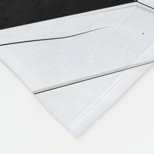 Creepy Monster Peeking Fleecedecke (Ecke)