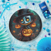 Creepy Monster und Jack-O-Lanterns Pappteller (Party)