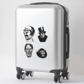 Creepy Monsters Kreaturen Horror Kunst Illustratio Aufkleber (Koffer)