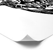 Creepy Monsters Kreaturen Horror Kunst Illustratio Poster (Ecke)