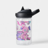 Creepy Niedlich Ästhetischer T - Shirt Spooky Nied Trinkflasche (Links)