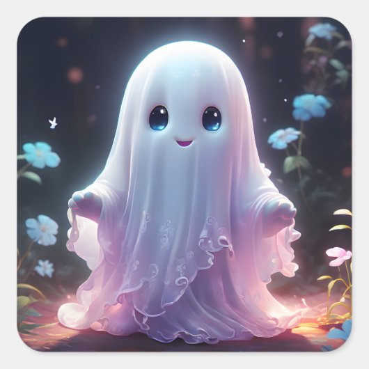 Creepy Niedlich Ghost Stickers (Vorderseite)