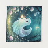 Creepy Niedlich Ghost Tapestry Wandteppich (Vorderseite (Horizontal))