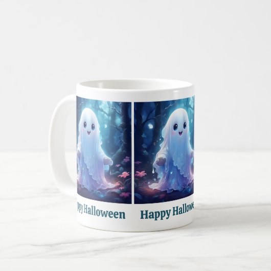 Creepy Niedlich Ghost-Tasse Kaffeetasse (Vorderseite Links)