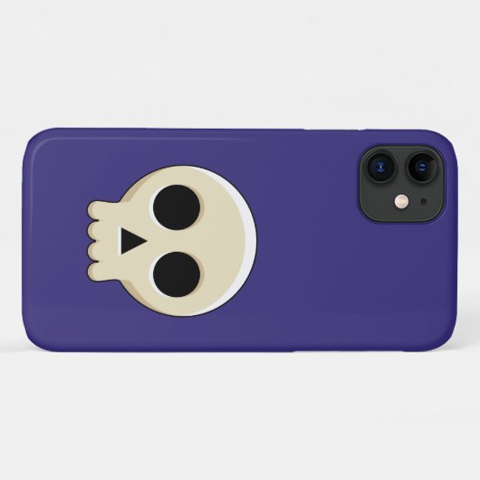 Creepy Niedlich Kawaii Goth Skull Case-Mate iPhone Hülle (Rückseite (Horizontal))