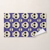 Creepy Niedlich Kawaii Goth Skull Pattern Badhandtuch Set (Handtuch)