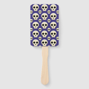 Creepy Niedlich Kawaii Goth Skull Pattern Fächer