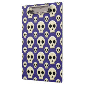 Creepy Niedlich Kawaii Goth Skull Pattern Klemmbrett (Links)