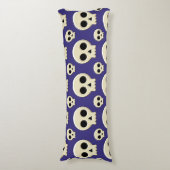 Creepy Niedlich Kawaii Goth Skull Pattern Seitenschläferkissen (Vorderseite Vertikal)