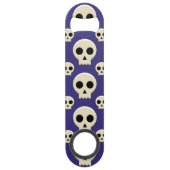 Creepy Niedlich Kawaii Goth Skull Pattern Speed Flaschenöffner (Rückseite)