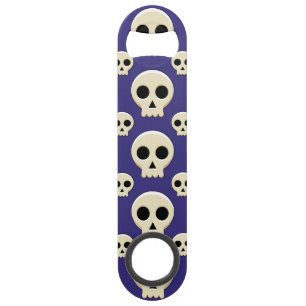 Creepy Niedlich Kawaii Goth Skull Pattern Speed Flaschenöffner