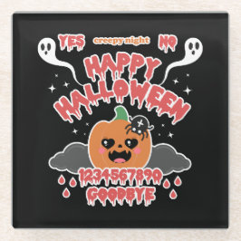Creepy Niedlich Kawaii Halloween Ghost Board Glasuntersetzer