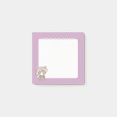 Creepy Niedlich Raccoon Post-it Klebezettel (Vorderseite)