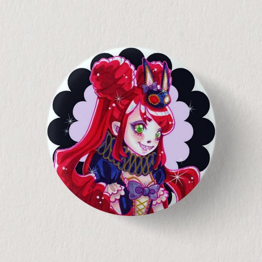 Creepy, niedliches CMonster Button (Vorderseite)