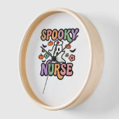 Creepy Nurse Classic T - Shirt Uhr (Winkel)