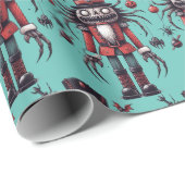 Creepy Nutcracker Geschenkpapier (Rolleneckpunkt)
