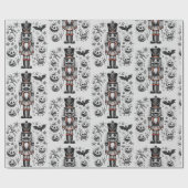 Creepy Nutcracker Geschenkpapier (Flach)