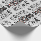 Creepy Nutcracker Geschenkpapier (Ecke)