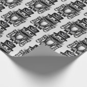 Creepy Nutcracker Geschenkpapier (Ecke)