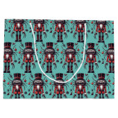 Creepy Nutcracker Große Geschenktüte (Rückseite)