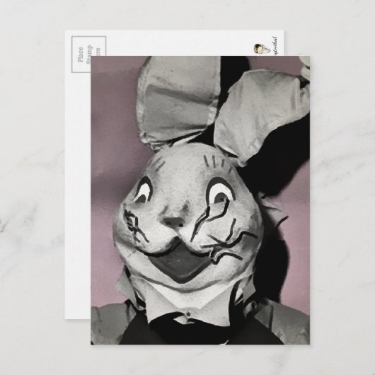 Creepy Oaster Bunny Postkarte (Vorne/Hinten)