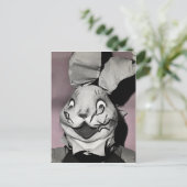 Creepy Oaster Bunny Postkarte (Stehend Vorderseite)