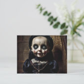 Creepy Old Doll Postkarte (Stehend Vorderseite)