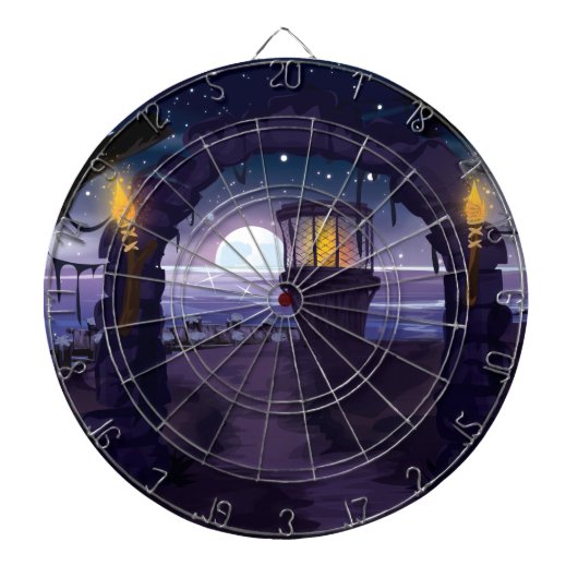 Creepy old Lighthouse Dartscheibe (vorne)