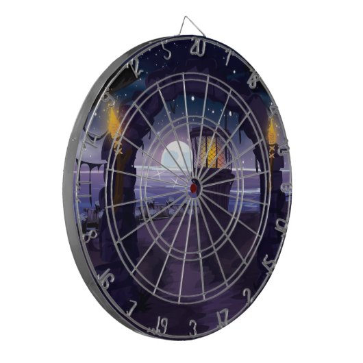 Creepy old Lighthouse Dartscheibe (Vorderseite Links)