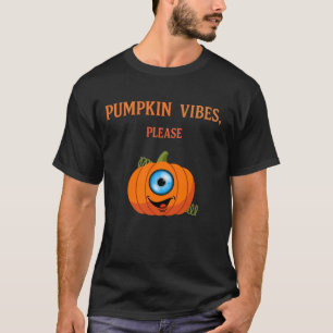 Creepy One-Mit Augen Pumpkin Halloween T-Shirt