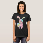 Creepy Pastel Goth Easter Bunny Cute T-Shirt (Vorne ganz)