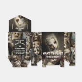 Creepy Playmate Spooky Possessed Doll Halloween Geschenkschachtel (Ungefaltet)