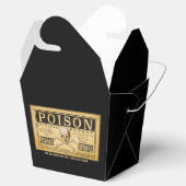 Creepy "POISON" Halloween Favor Box Geschenkschachtel (Geöffnet)