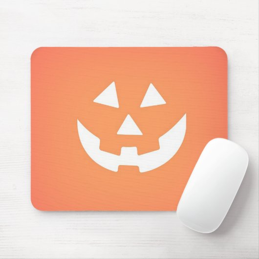 Creepy Pumpkin Halloween Mousepad (Mit Mouse)