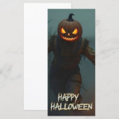Creepy Pumpkin Head Halloween Szene (Vorne/Hinten)