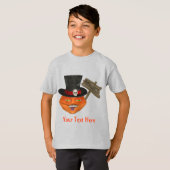 Creepy Pumpkin Head Halloween T-Shirt (Vorne ganz)