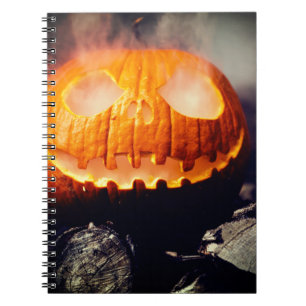 Creepy Pumpkin Notizblock