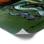 Creepy Pumpkin Vines Poster (Ecke)