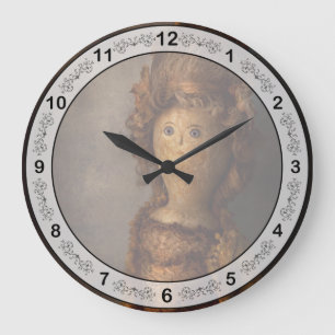 Creepy - Puppe - Matilda Große Wanduhr