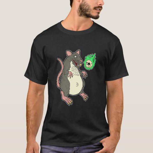 Creepy Ratzilla T-Shirt (Vorderseite)